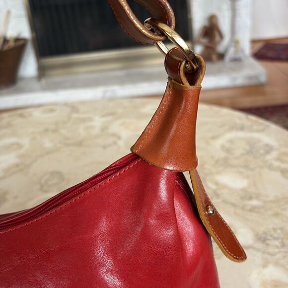 Vintage Valentina Leather Hobo Bag Made in Italy - Picture 14 of 16